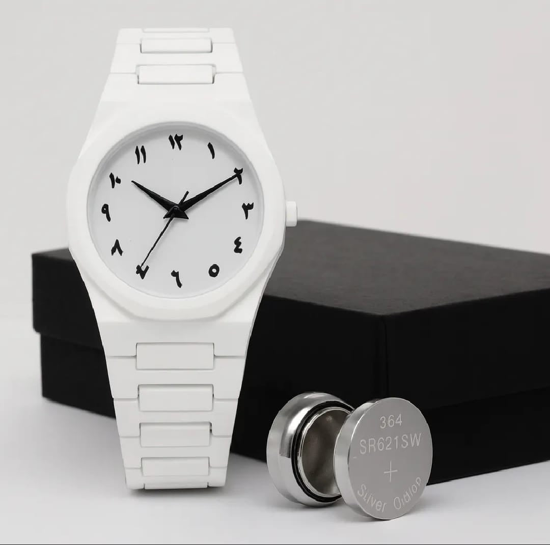 Black And White Aura Couple Watch || Without Box ||